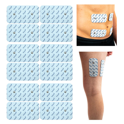 12x tens ems elektroden 10x5cm - ems,