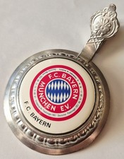alter ZINNDECKEL FC BAYERN MÜNCHEN Zinn Deckel Bierkrug 80er JAHRE