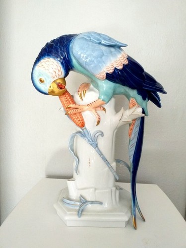 Porzellan figur papagei - figur,