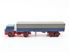 Wiking H0 731/4A Modellauto LKW Pritschen Sattelzug Henschel HS 14 m. Plane 1:87