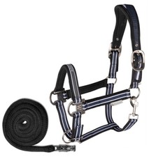 Pferde Halfter + Strick Set