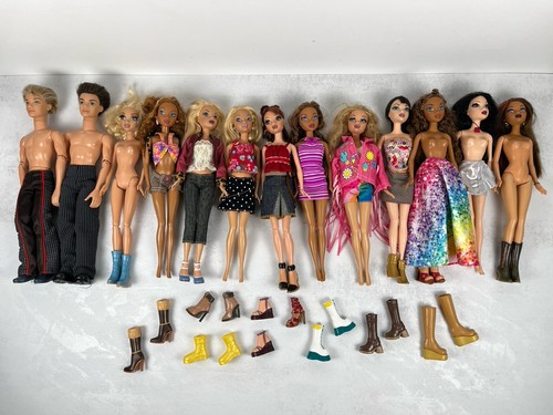 13x barbie scene puppen - 13x,