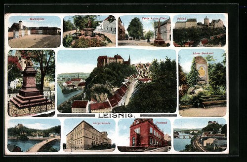 Leisnig ansichtskarte - leisnig,,