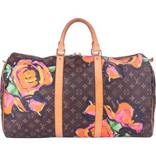 Louis Vuitton Limited Roses By Stephen Sprouse Keepall 50 Weekender Reisetasche