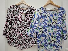 Damenbluse Tunika Set 3/4 Arm