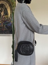 GUCCI 358965 GG SOHO BAG LEDER SCHWARZ SCHULTERTASCHE