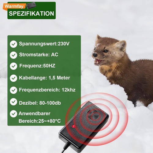 Ultraschall marderabwehr - ⭐,