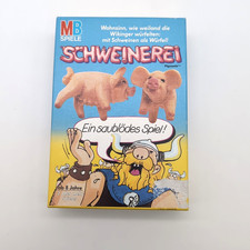 Schweinerei - Ein saublödes Spiel MB Spiele | Vollständig 1984 Würfelspiel Kult