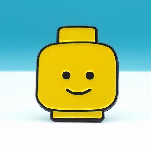 Minifigur kopf emaille - minifigur,