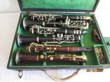 3 antike KLARINETTEN A; B & C