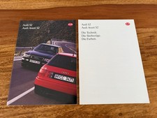 Audi 80 Limousine und Avant S2 + Farben Prospekt Quattro Sport Urquattro RS2 S4