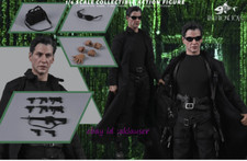 Fish Bonetoys Fb-Z002 1/6 The Matrix Keanu Reeves Action Figure Toy In Stock