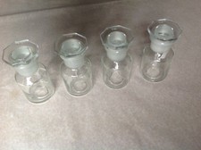 4 x Glasflasche 50ml, massiv