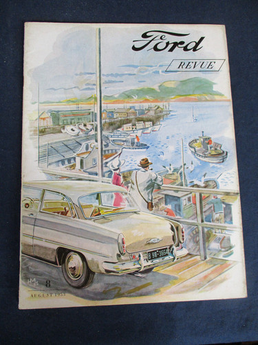 Ford revue aug 1953 - ford,