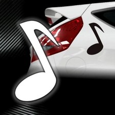 Noten Auto Aufkleber Note