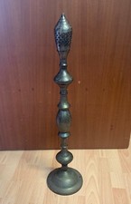 MESSING STEHLAMPE INDIEN ORIENT Stehleuchte Laterne Perforationen und Ornamente 