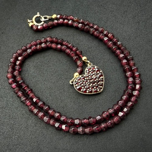 Vintage herz collier kette - herz,