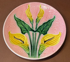 Alt Jugendstil Keramik Teller