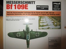 MESSERSCHMITT, Bf 109 E, Jäger 45, Deutschland, Tafel, Karte,  Flieger,