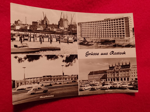 Rostock 1964 hauptbahnhof - rostock, 1964.