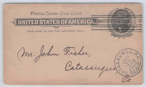 Usa 1901 postkarte - 1901,