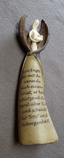 Engel, Schutzengel, Statue, Keramik, Deko Weihnachten Grabschmuck ca 28cm hoch