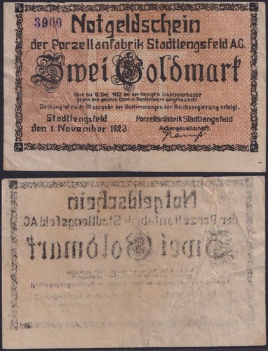 Notgeld stadtlengsfeld - stadtlengsfeld, 2
