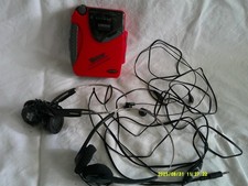 Walkman mit Radio Tevion rot