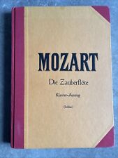 Mozart Die Zauberflöte Klavierauszug Edition Peters Sehr gut, Extra Einband