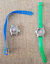 2x DDR KINDER ARMBAND UHR SPIELUHR - Stellrad: 1x linke Seite, 1x rechte Seite
