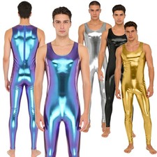 Herren Metallic Body Glitzer