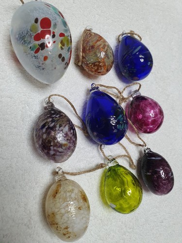 Osterdeko ostereier aus - ostereier, glas