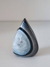 Polierter Deko-Stein (Onyx Optik) – 7x4 cm, 83g – Mineral, Sammlerstück