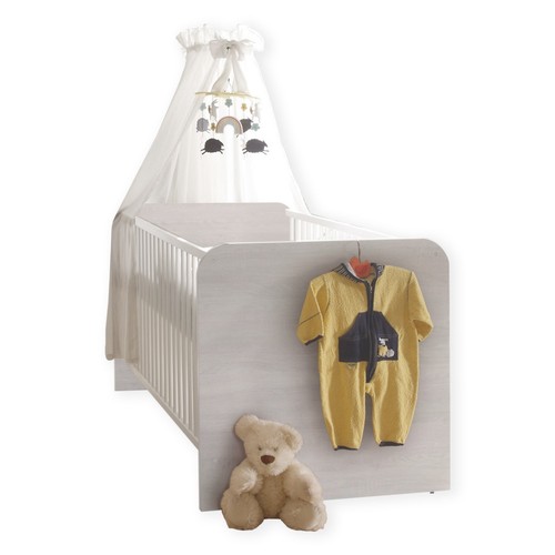 Babybett pinie weiß - -,