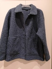 Jacke * Boucle * Walk Jacke * Laura Torelli * Blau * Gr. L * 42/44 * Neu!