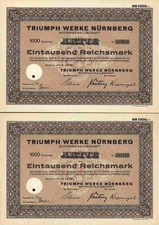 4 x Triumph Werke AG 1933