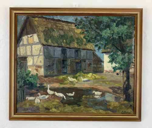ölgemälde malerei gertrud - Ölgemälde,