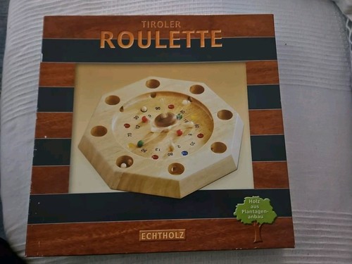 Tiroler roulette aus echtholz - roulette,