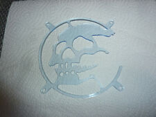 Sharkoon Lüftergitter 120mm Skull UV-Blau FAN Kunststoff PC Gehäuse Gitter Mod