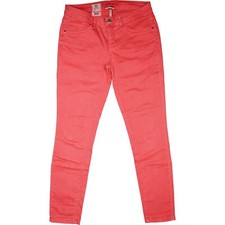 STREET ONE York Damen Stretch Jeans Hose Skinny Slim Leg 38 M W30 L30 Lachs Rot