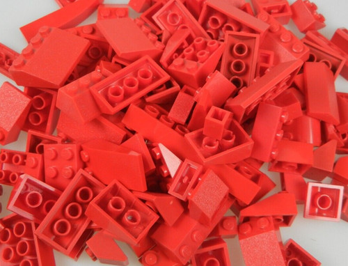 Lego dachsteine rot 100x - lego,