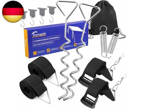 Homgaty sturmband markise set - homgaty,