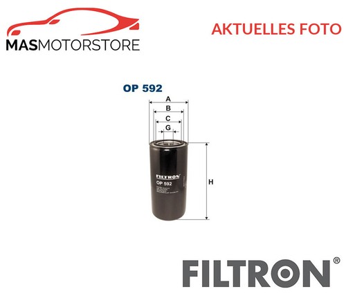 Motor ölfilter filtron op592 - Ölfilter,