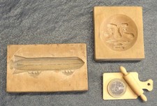 2 alte Holzmodel