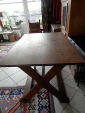 Antiker eichenholztisch mit 2 - ,