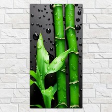 Glasbilder Wandbild Bambus