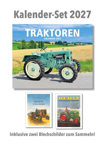 Traktoren kalender 2027 - traktoren,