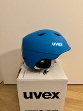 Kinder Skihelm Uvex Airwing 2 Pro Blau Matt | 52-54cm | Ski Snowboard Helm