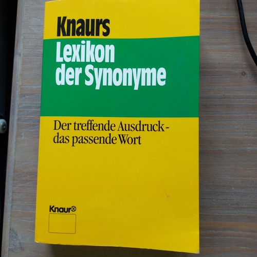 Knaurs lexikon der synonyme - knaurs,