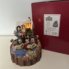 Disney Jim Shore Caroling Carved by Heart Holiday Harmony Figur Mickey Minnie